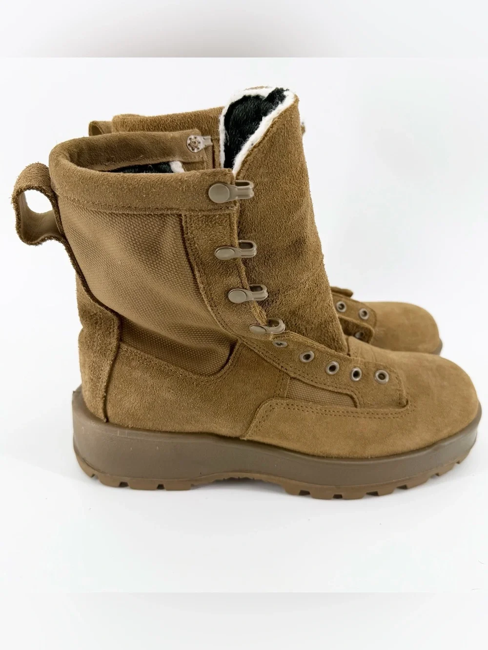 Altama 7R Steel Toe Insulated US Military Tan Suede Vibram Combat Boots